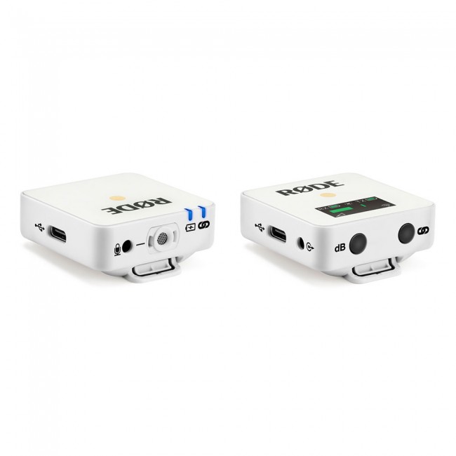 Rode Wireless GO Compact Wireless Microphone System - White Rode Wireless GO Compact Wireless Microphone System - White